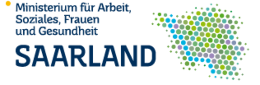 Logo Saarland Ministerium Arbeit, Soziales, Frauen und Gesundheit